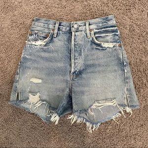 Agolde Dee ultra high rise shorts- 25